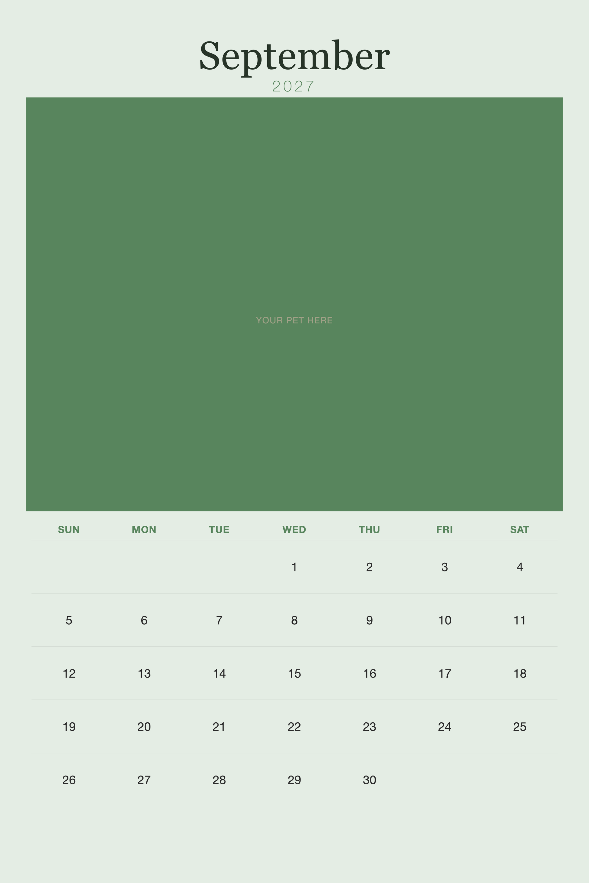 pet-calendar-2027-plain-sage-xl-pages 09-september
