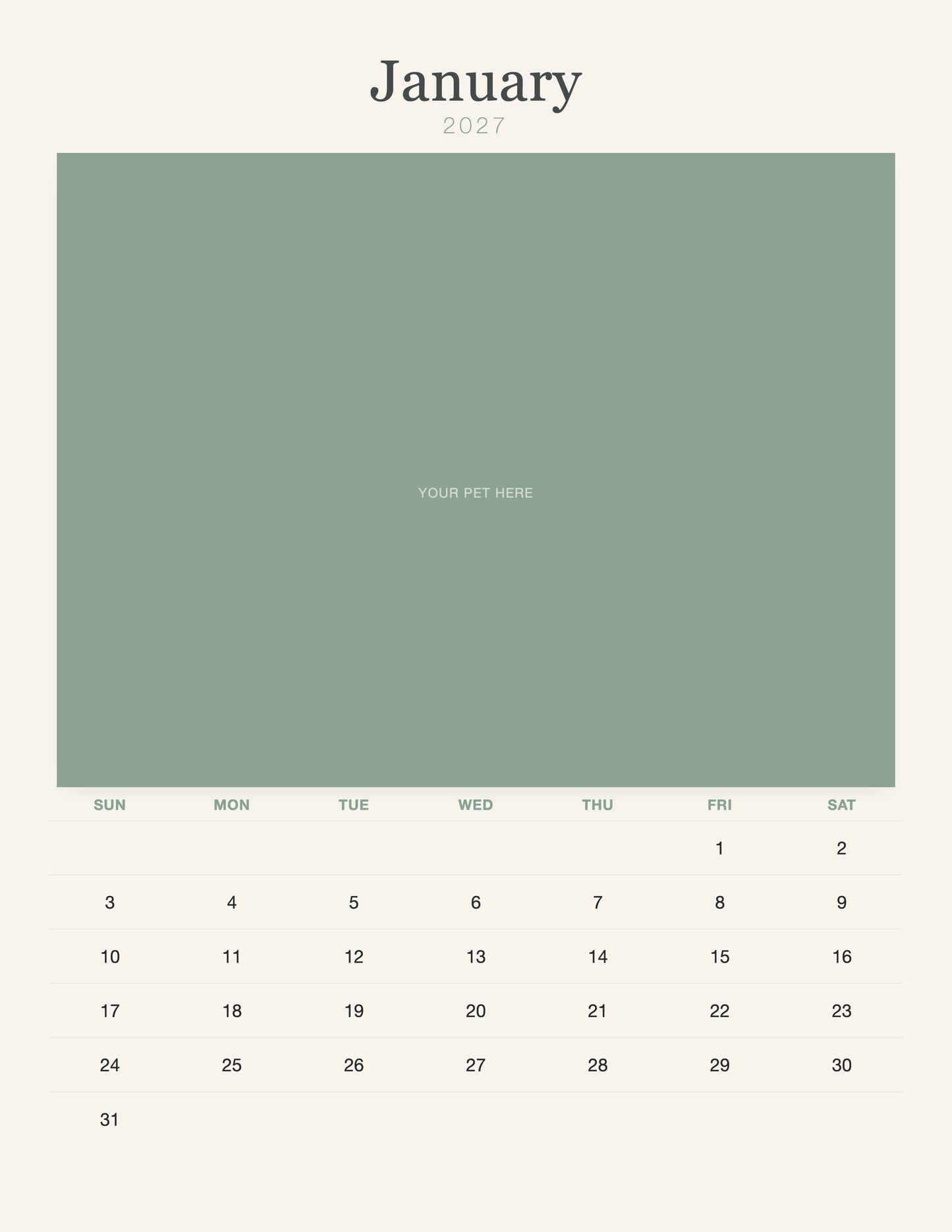 pet-calendar-2027-watercolor-pages 01-january