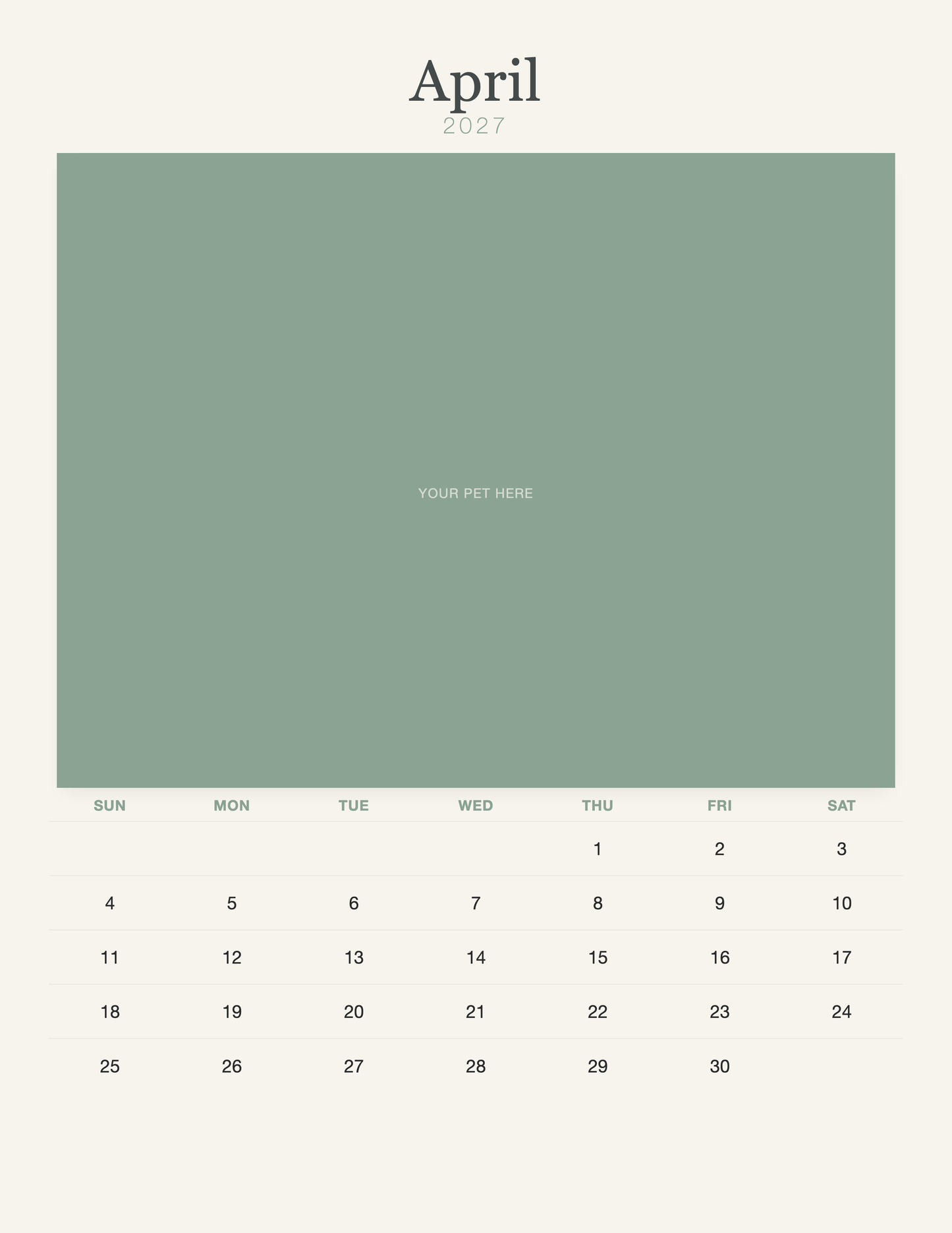 pet-calendar-2027-watercolor-pages 04-april