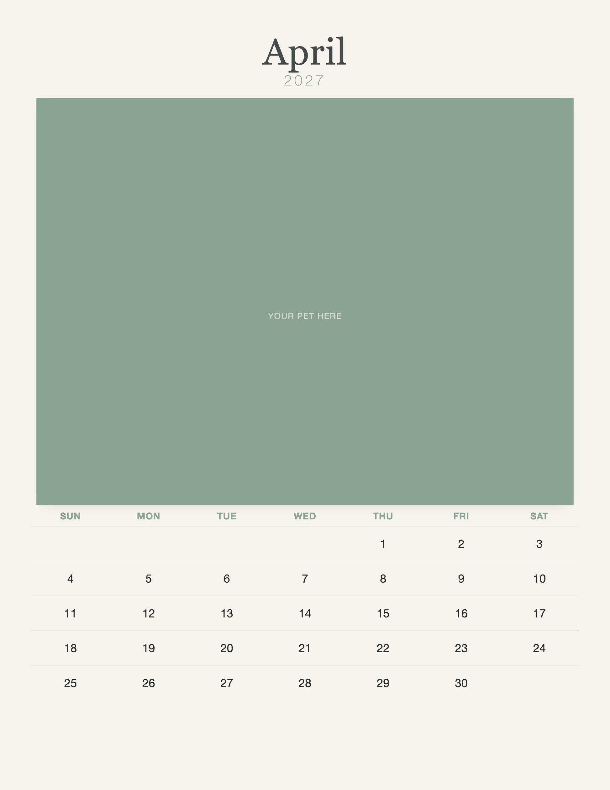 pet-calendar-2027-watercolor-pages 04-april