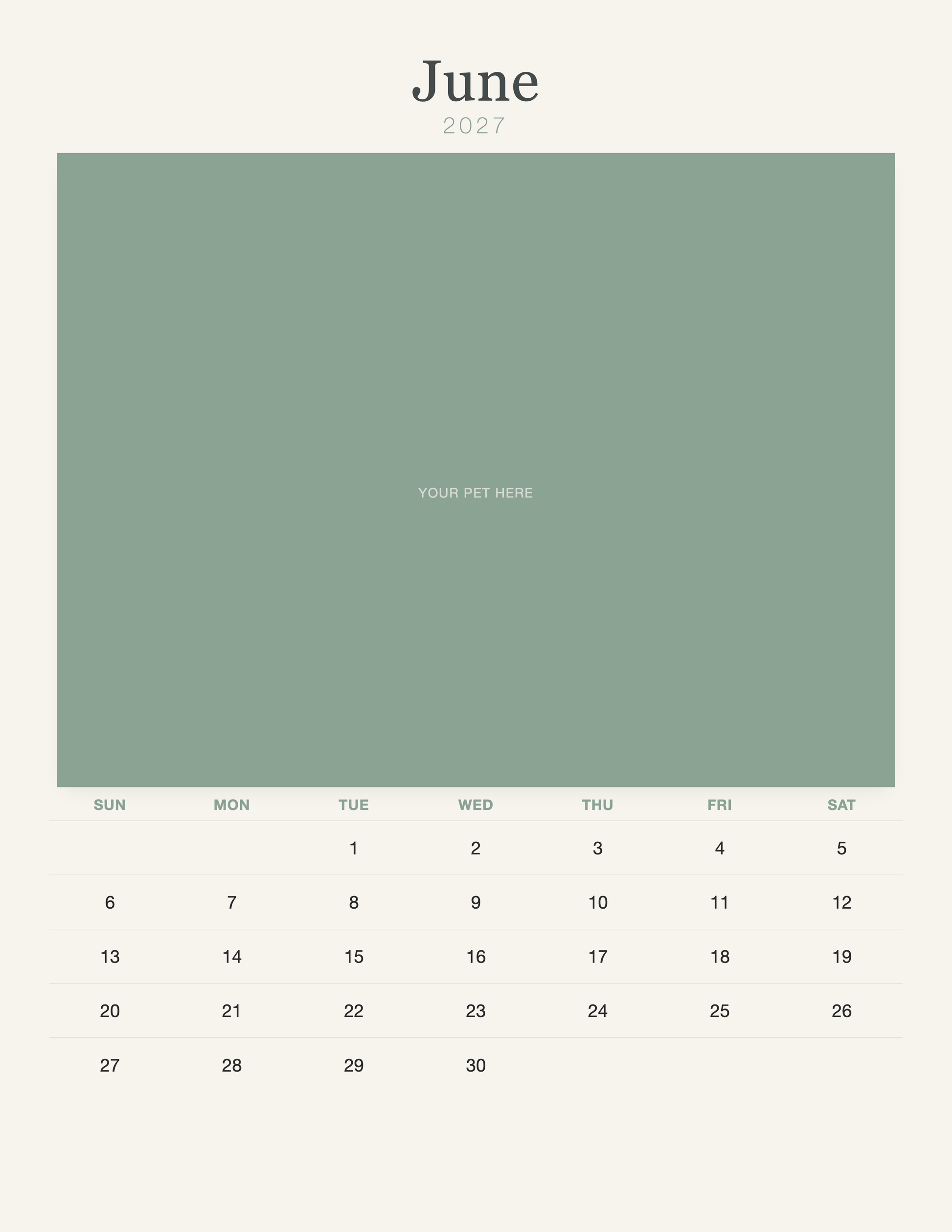 pet-calendar-2027-watercolor-pages 06-june
