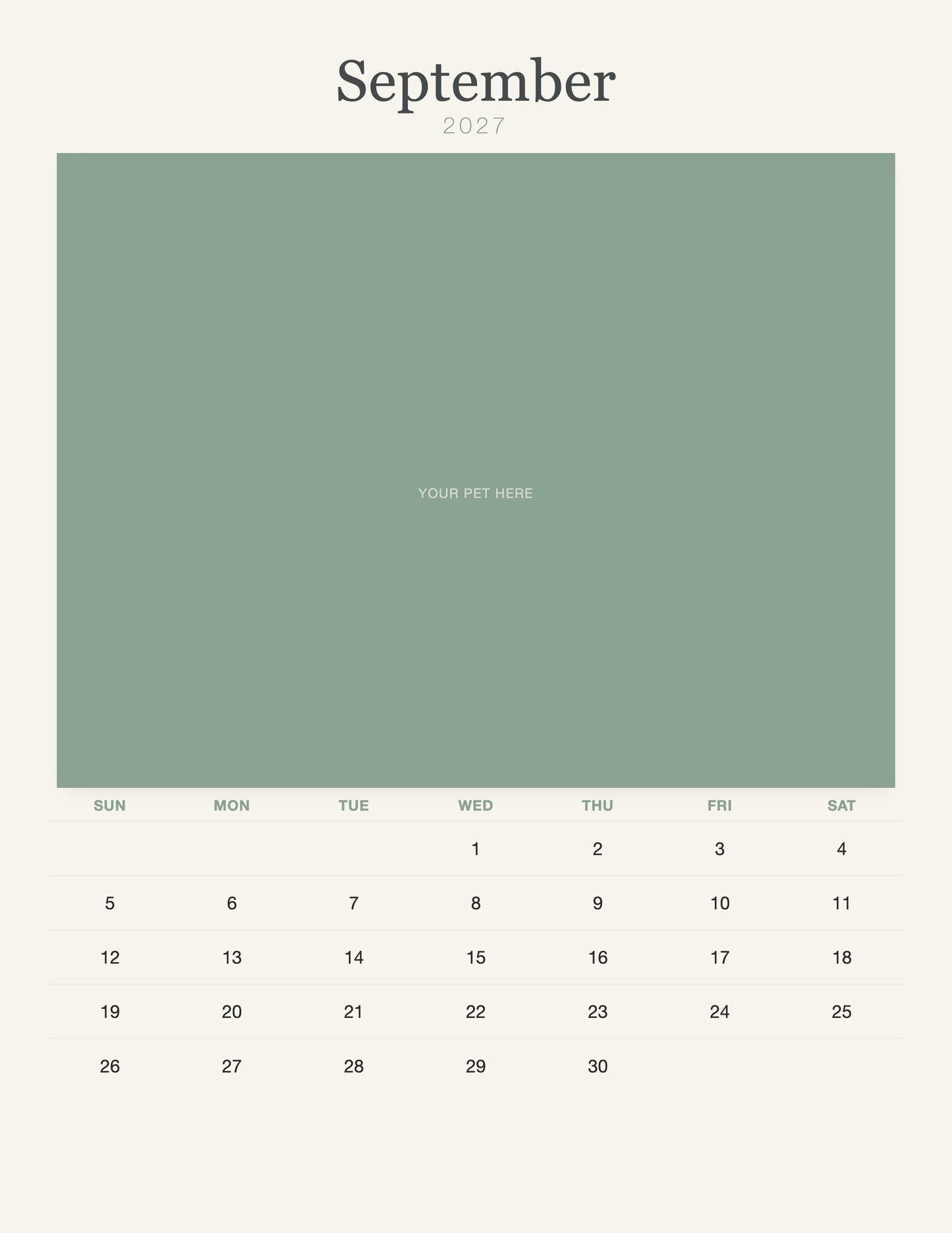 pet-calendar-2027-watercolor-pages 09-september