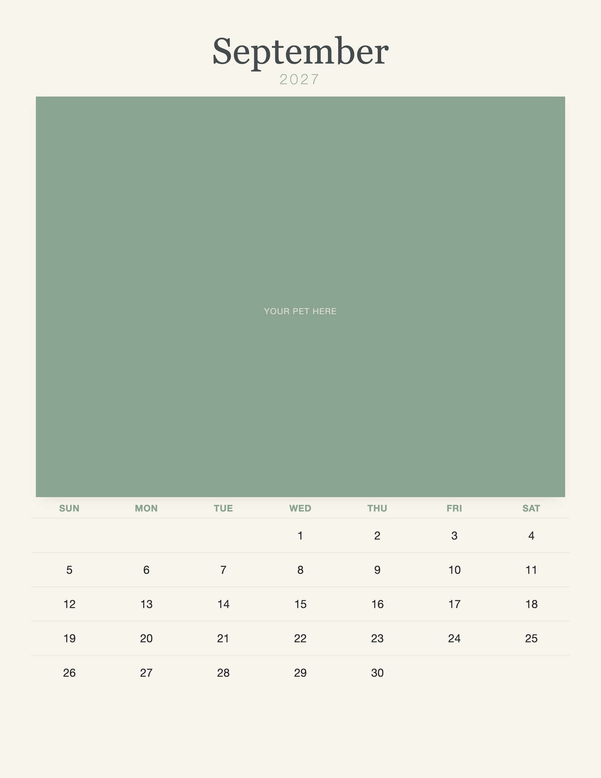 pet-calendar-2027-watercolor-pages 09-september
