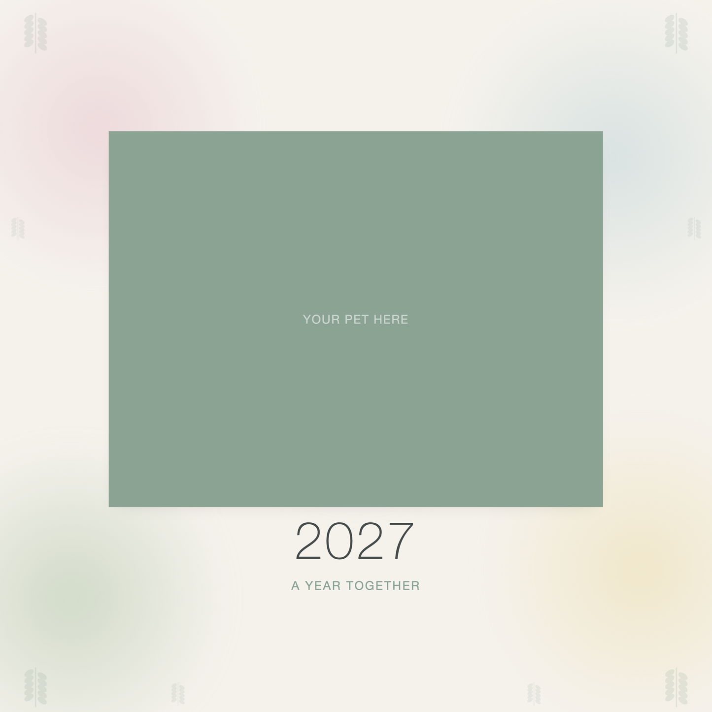 pet-calendar-2027-watercolor-square-pages 00-cover