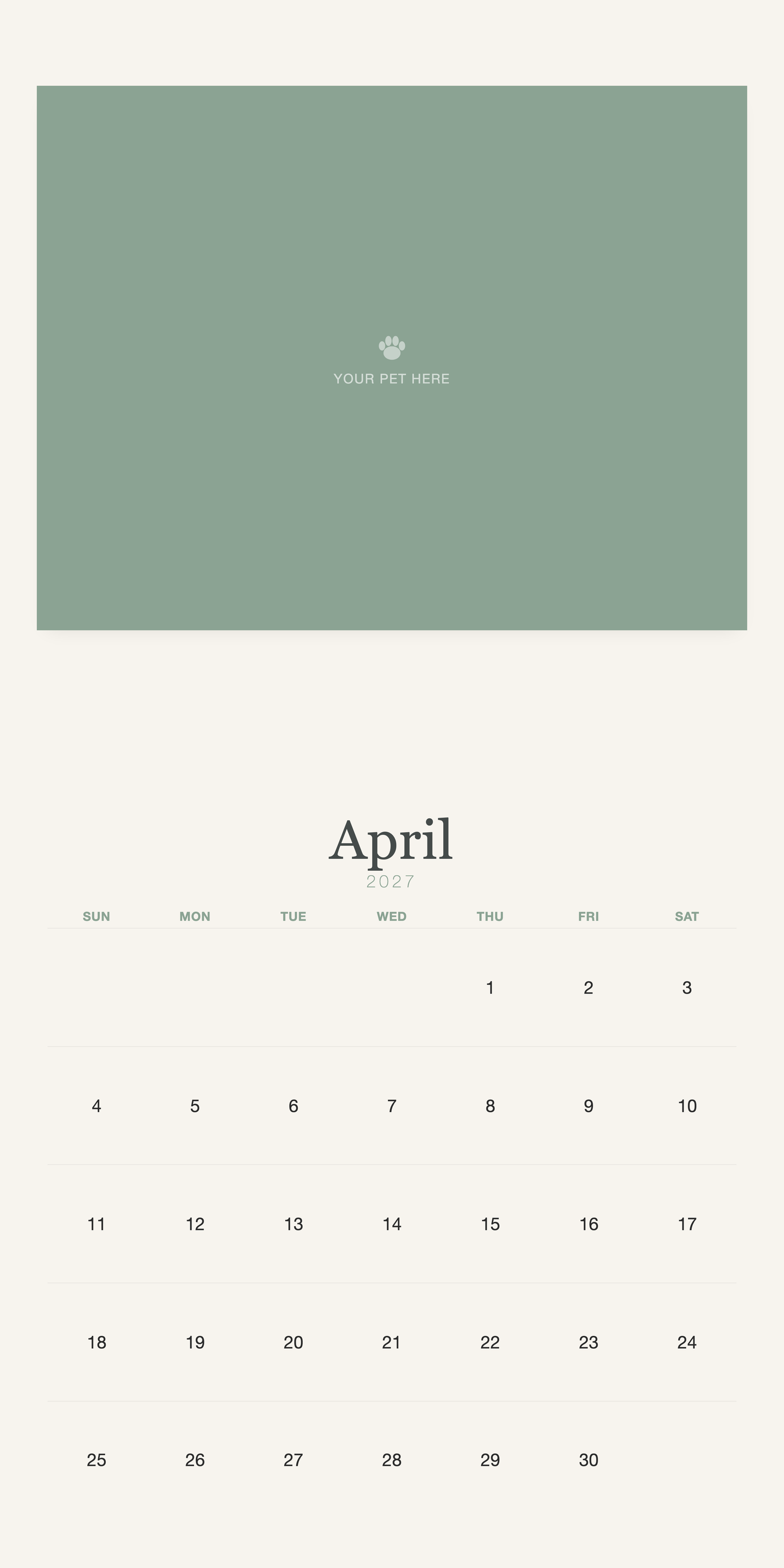 pet-calendar-2027-watercolor-square-pages 04-april