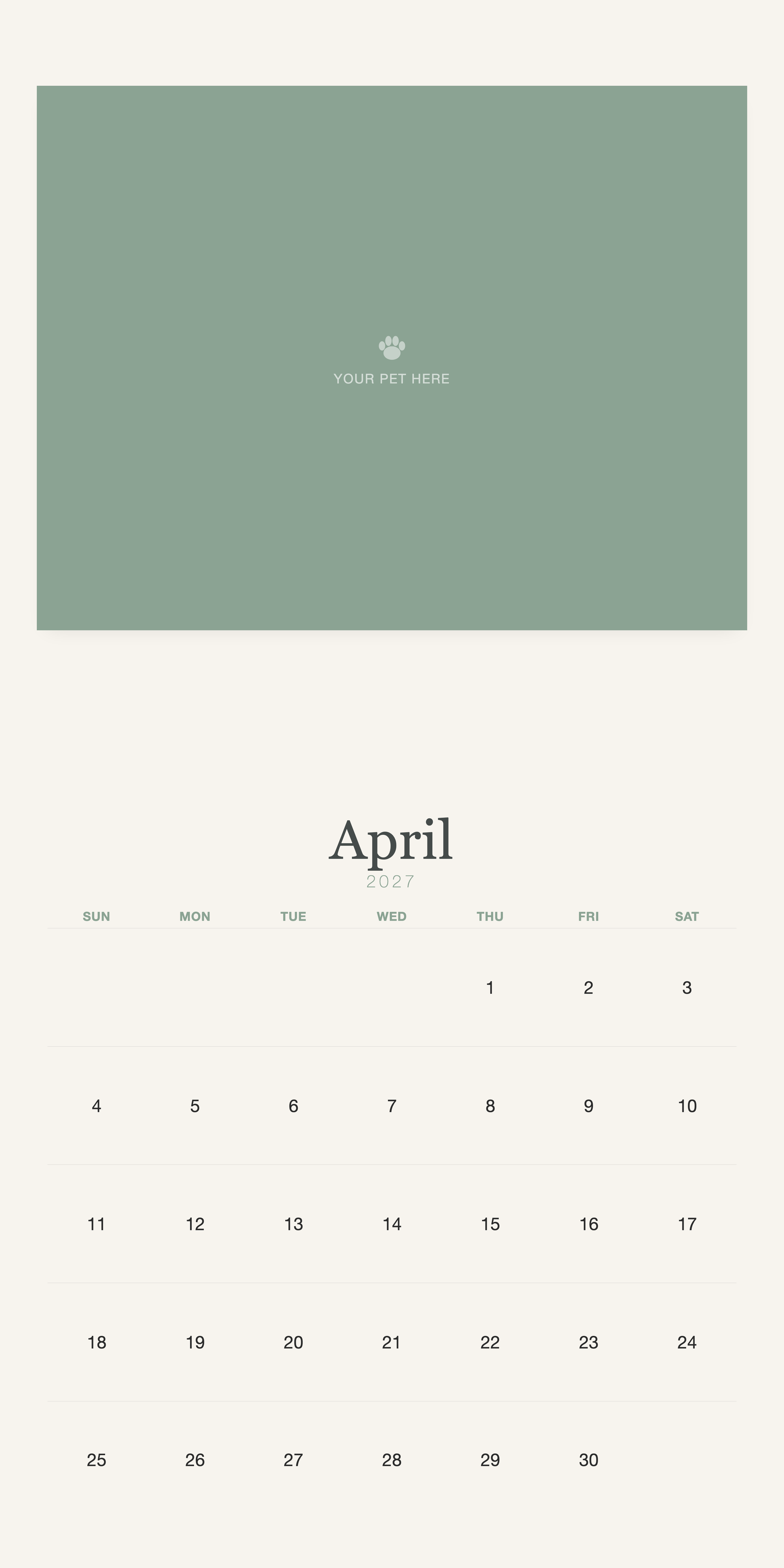 pet-calendar-2027-watercolor-square-pages 04-april