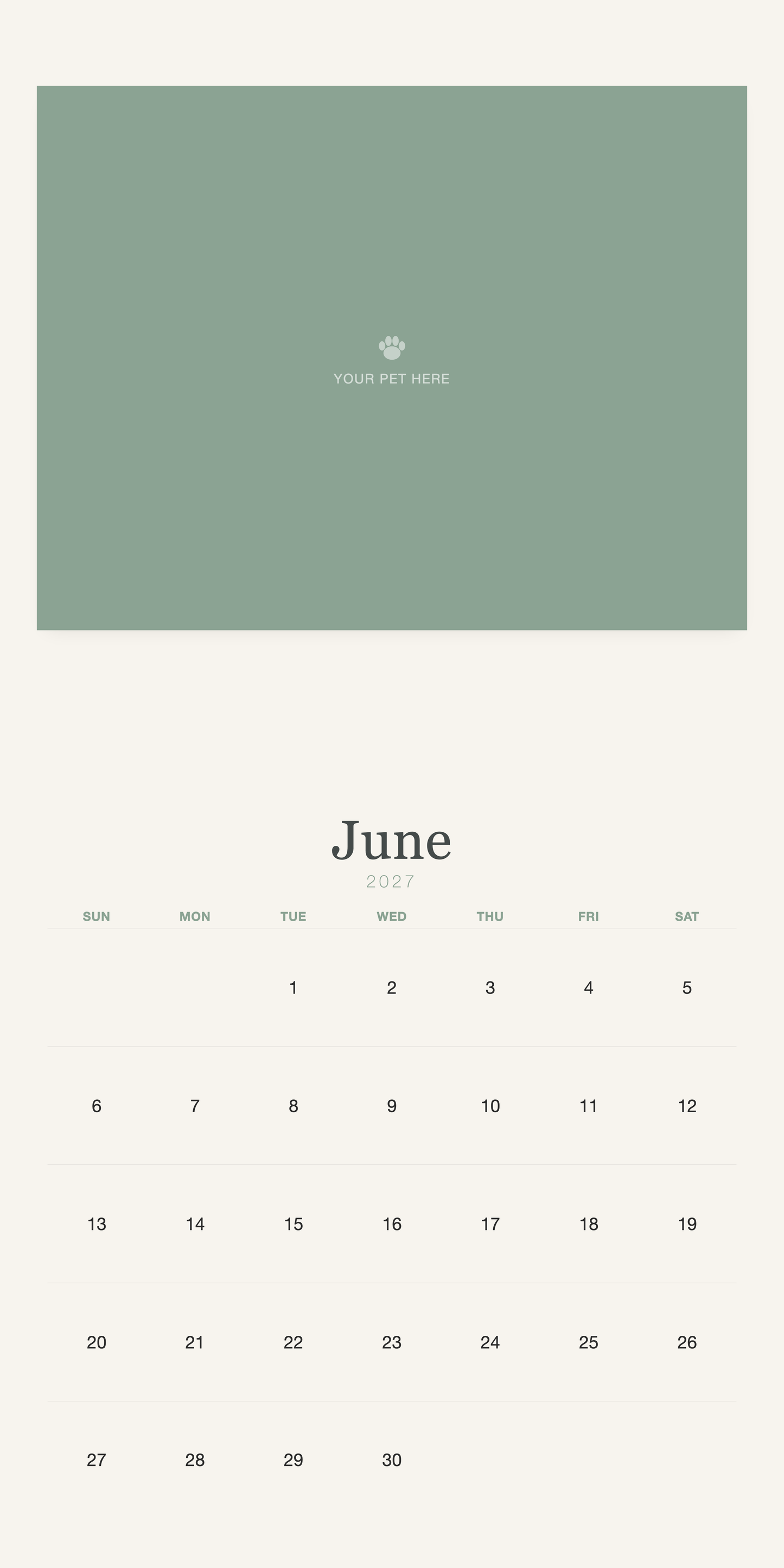 pet-calendar-2027-watercolor-square-pages 06-june