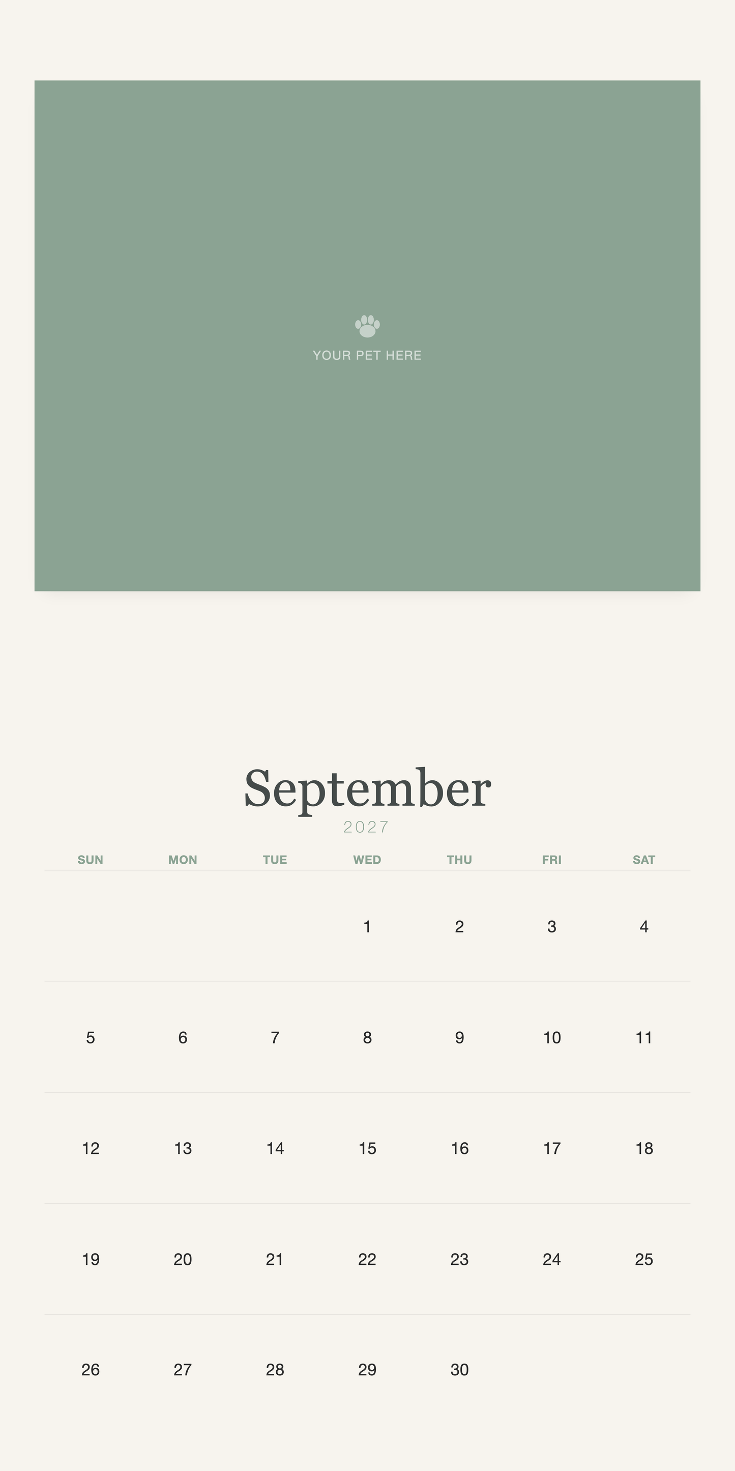 pet-calendar-2027-watercolor-square-pages 09-september