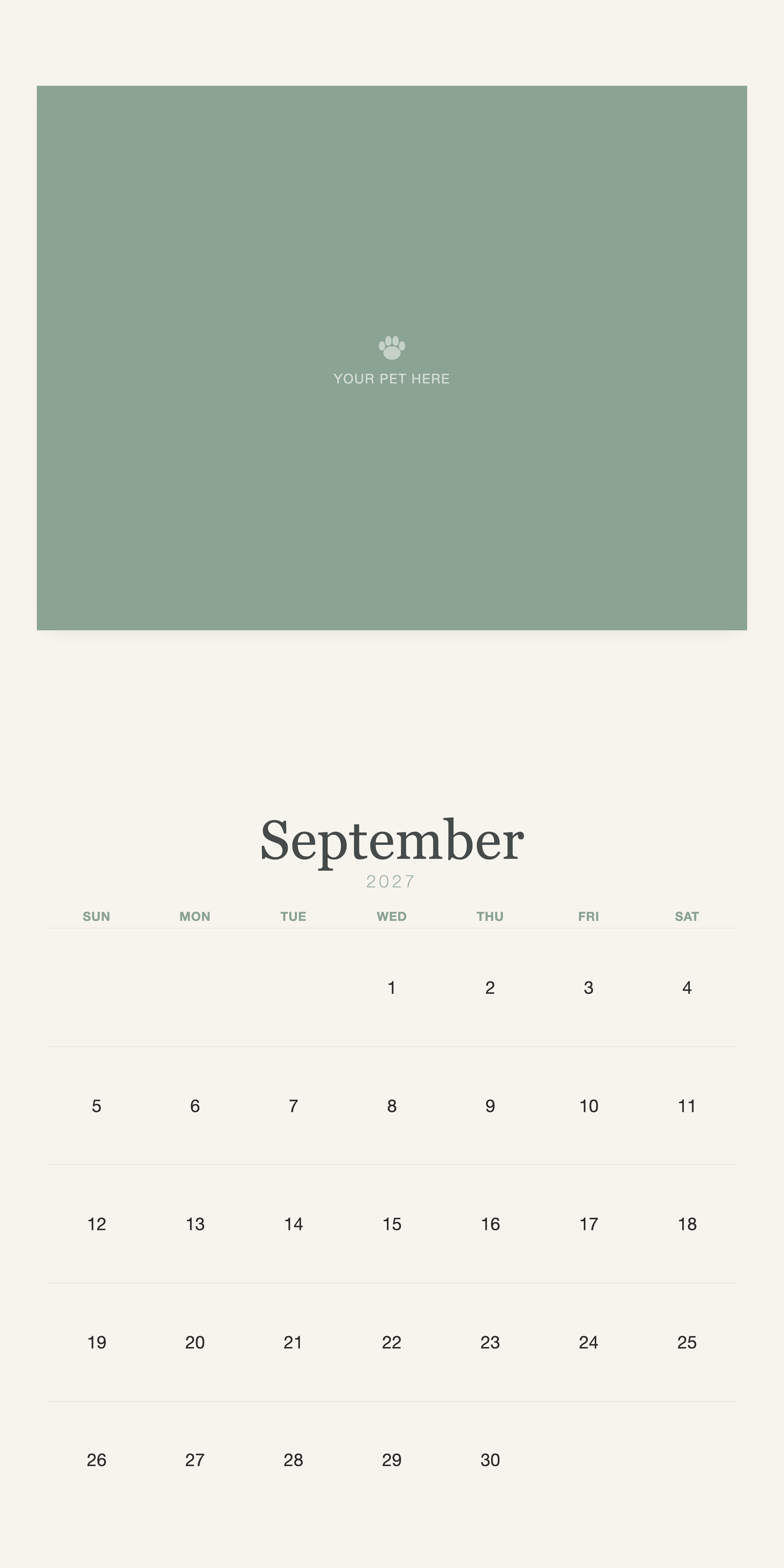 pet-calendar-2027-watercolor-square-pages 09-september