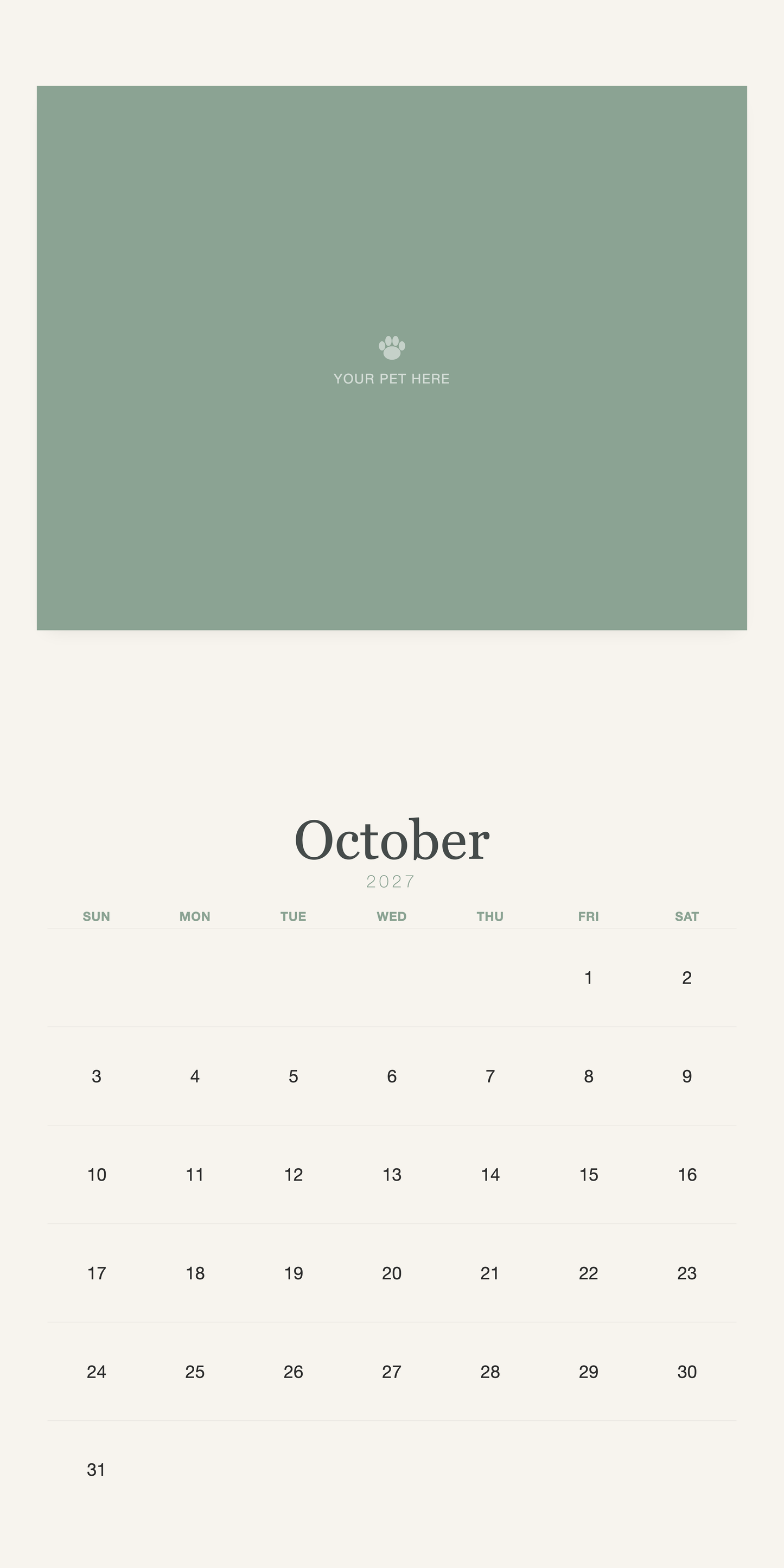 pet-calendar-2027-watercolor-square-pages 10-october