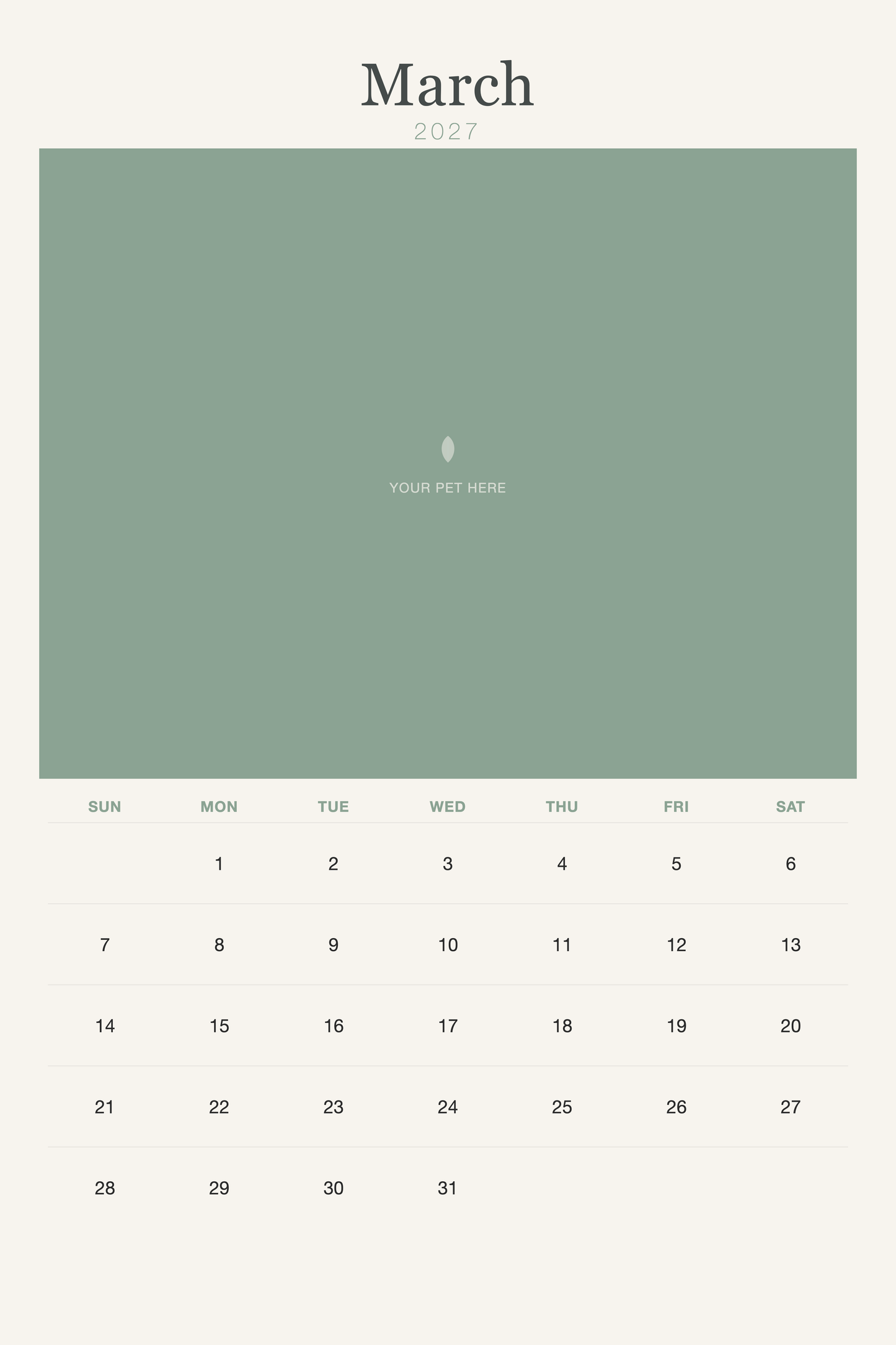pet-calendar-2027-watercolor-xl-pages 03-march