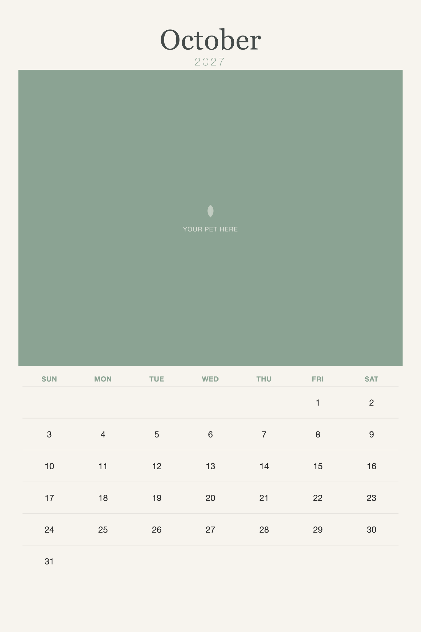 pet-calendar-2027-watercolor-xl-pages 10-october