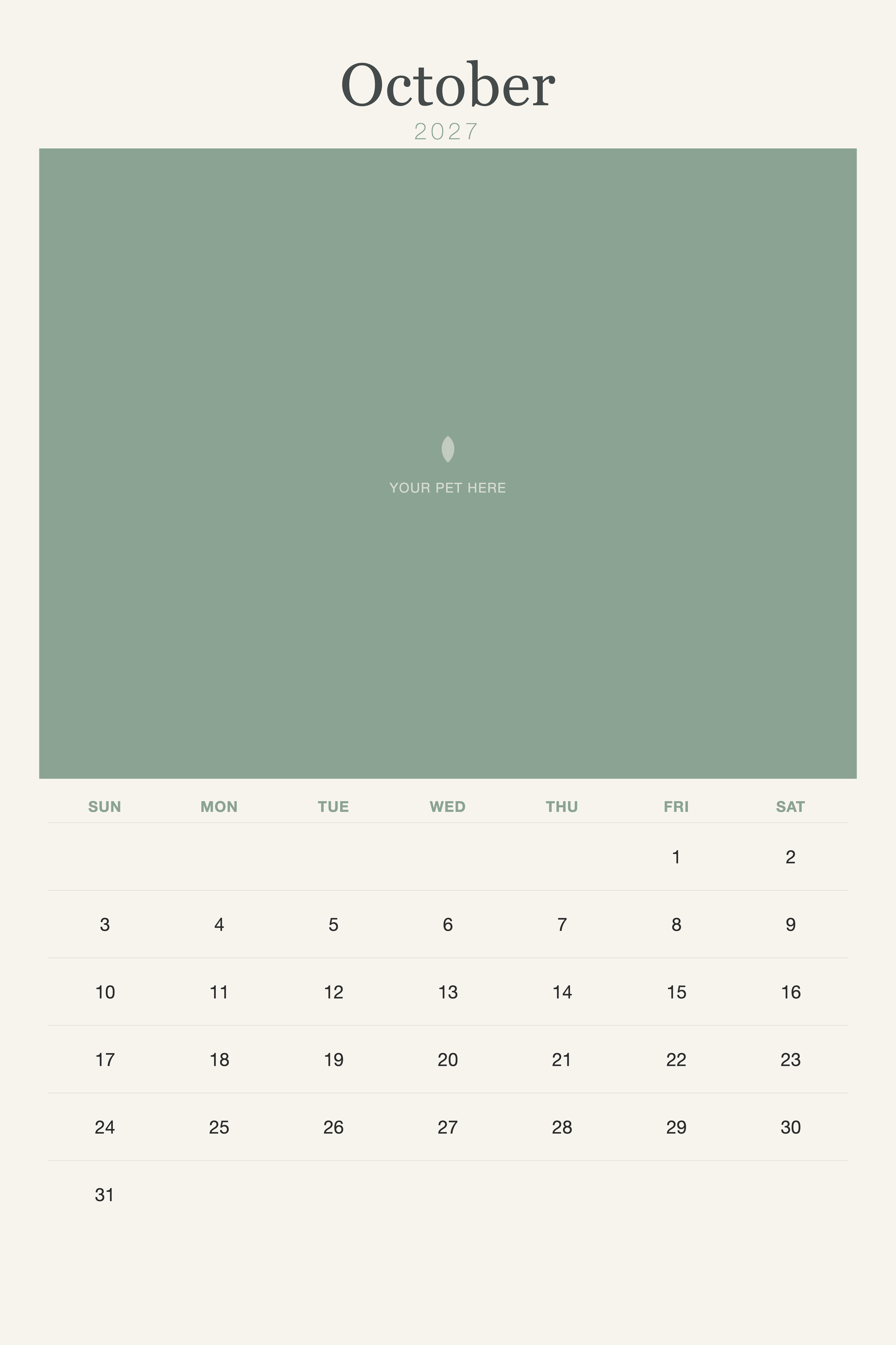 pet-calendar-2027-watercolor-xl-pages 10-october